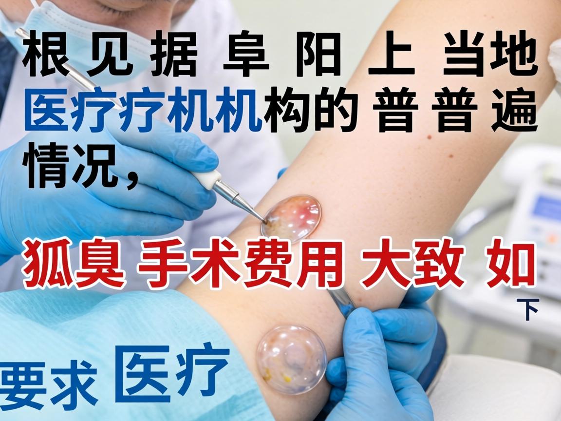 根据阜阳当地医疗机构的普遍情况，狐臭手术的费用大致范围如下