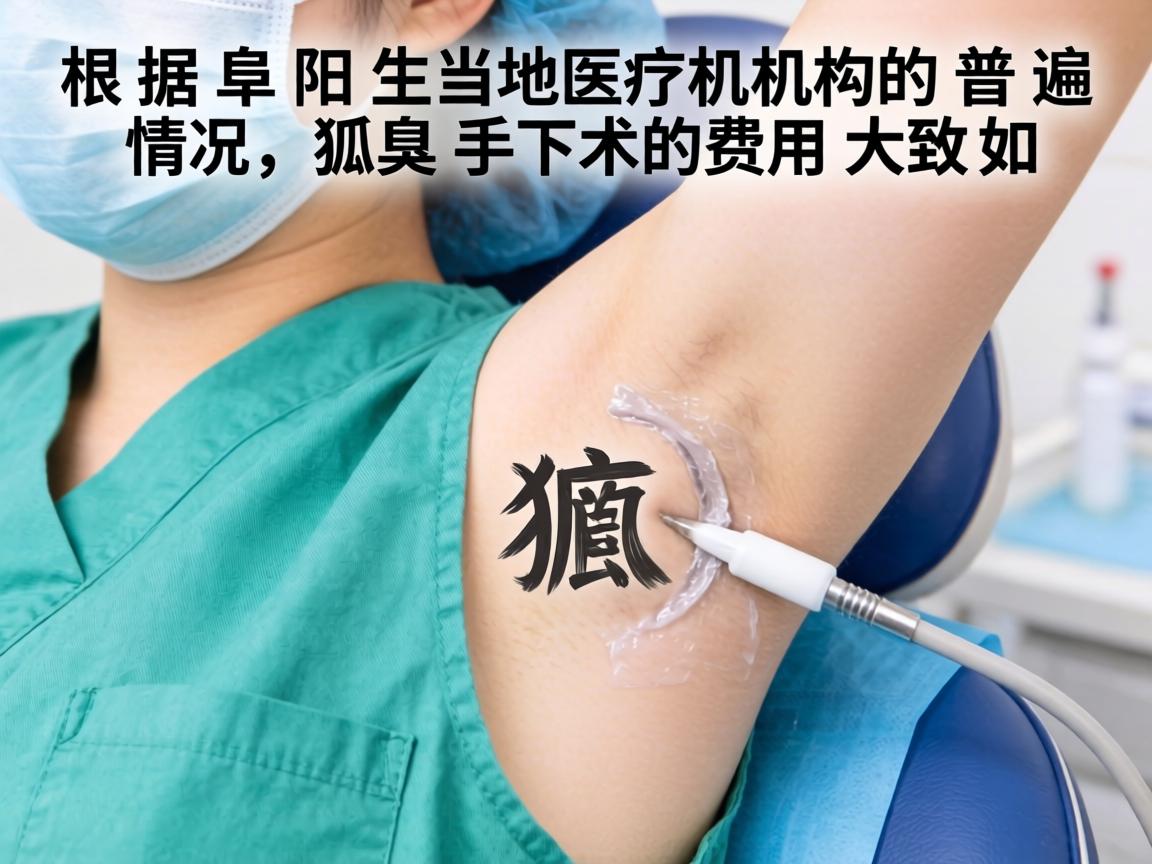 根据阜阳当地医疗机构的普遍情况，狐臭手术的费用大致范围如下