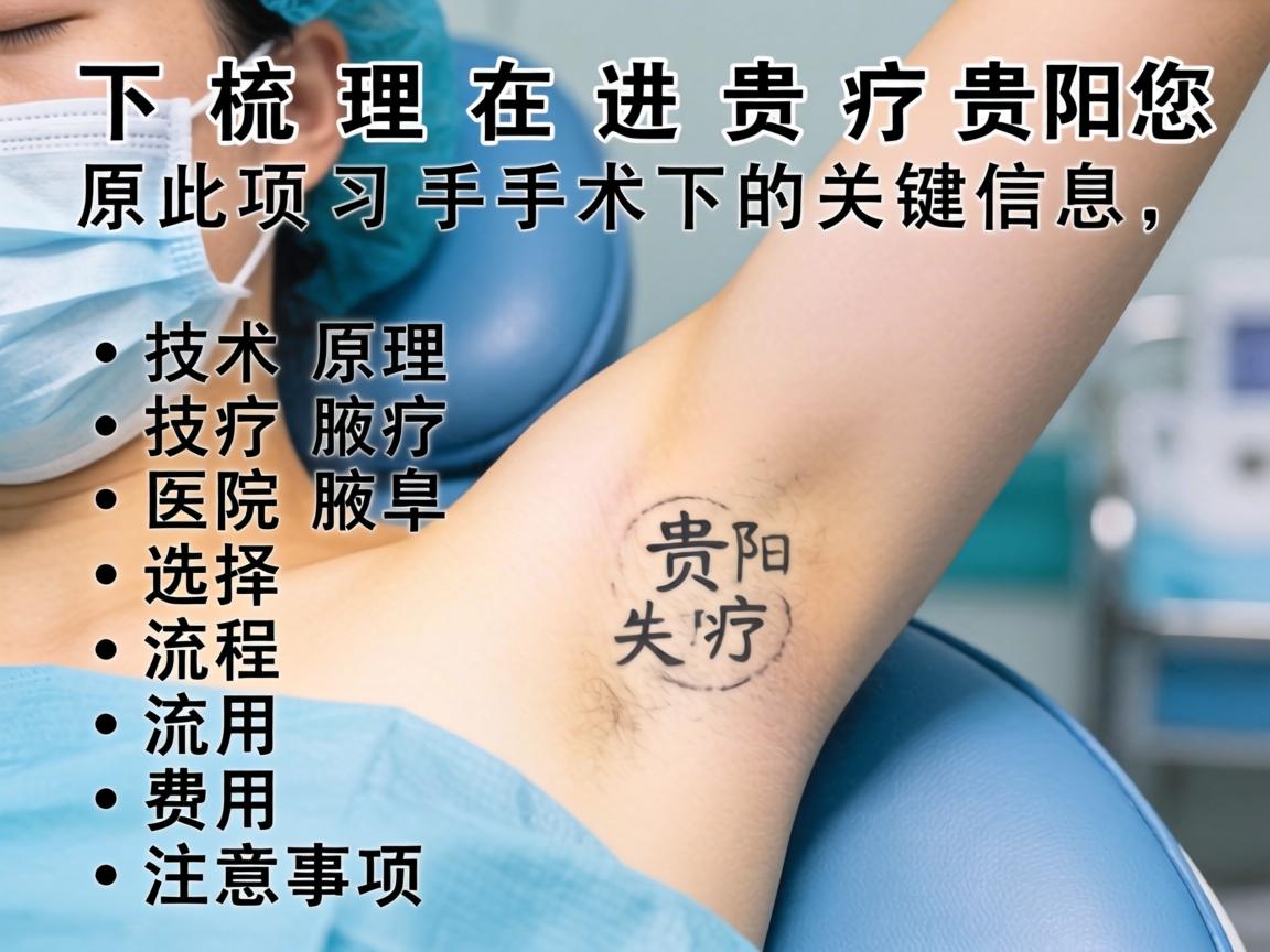 以下为您梳理在贵阳进行此项手术的关键信息，包括技术原理、医院选择、流程、费用和注意事项