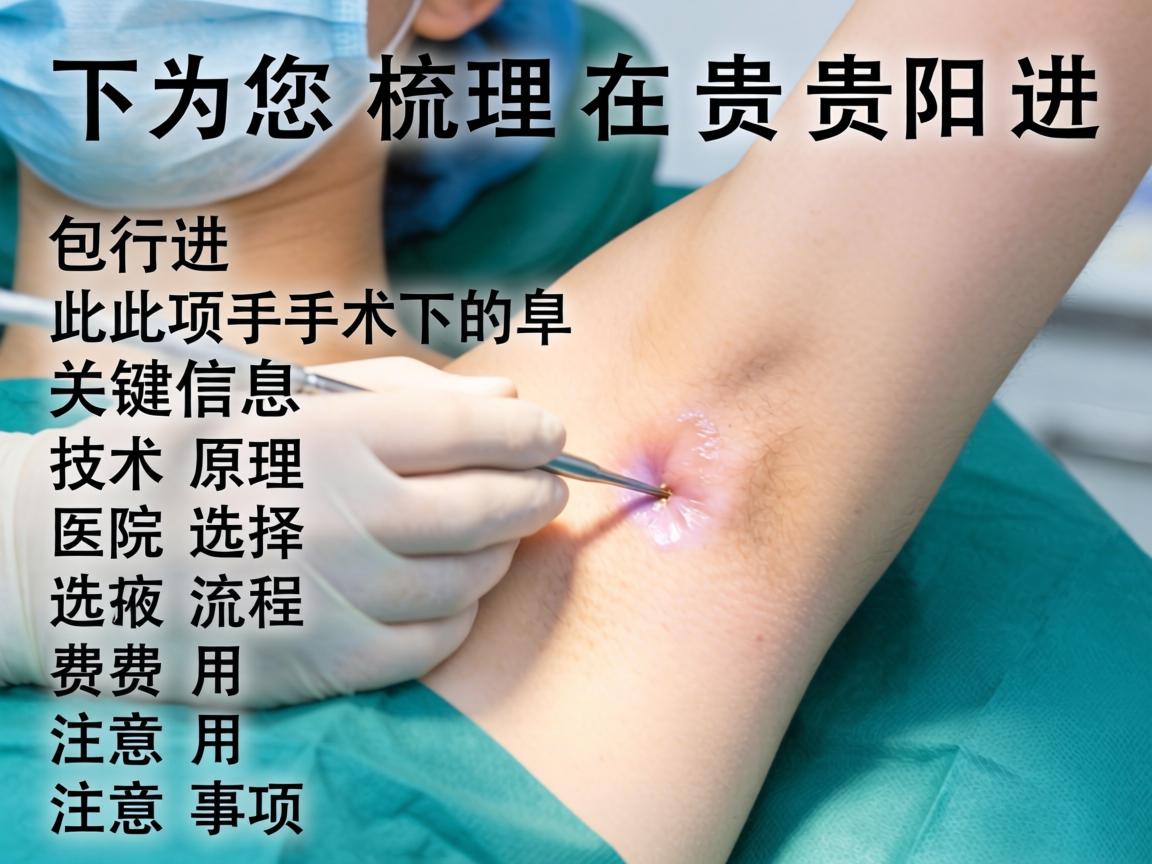 以下为您梳理在贵阳进行此项手术的关键信息，包括技术原理、医院选择、流程、费用和注意事项