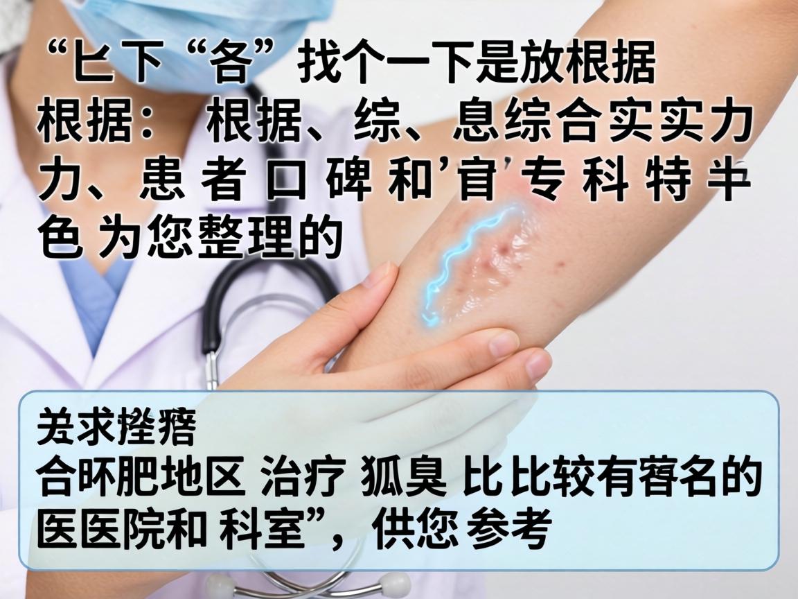以下是根据综合实力、患者口碑和专科特色为您整理的合肥地区治疗狐臭比较有名的医院和科室，供您参考