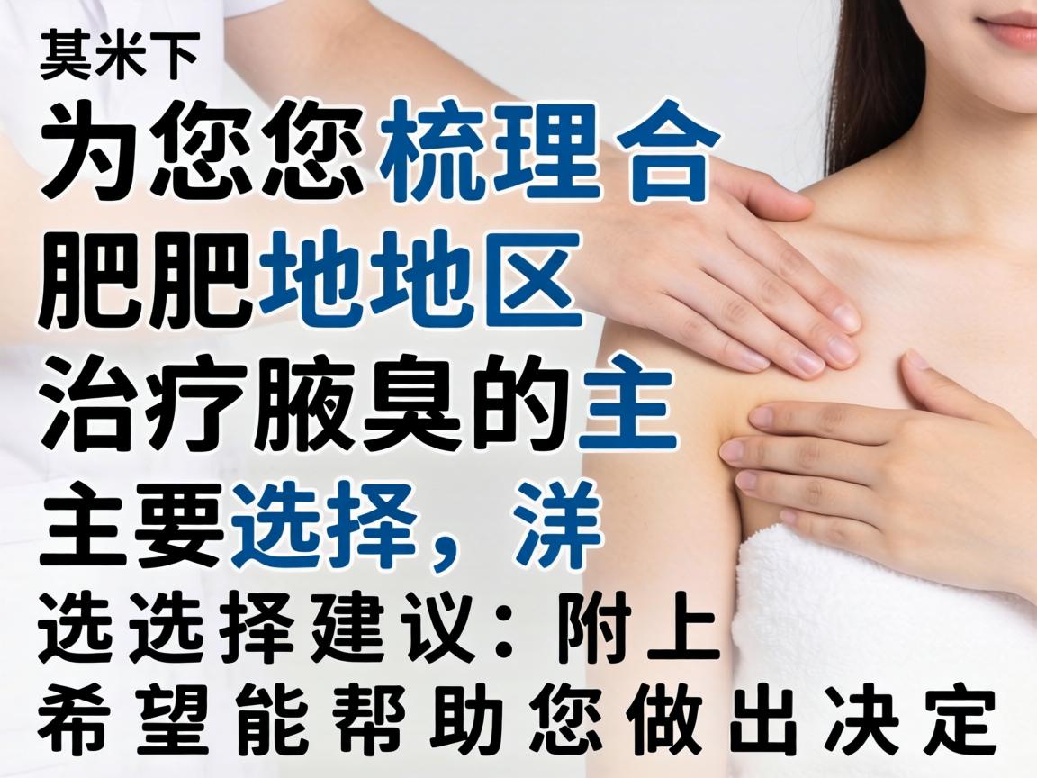 以下为您梳理合肥地区治疗腋臭的主要选择，并附上选择建议，希望能帮助您做出决定