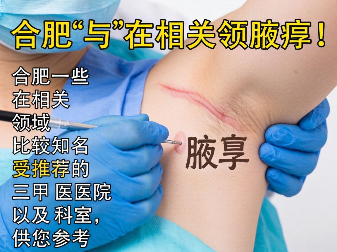 以下是合肥一些在相关领域比较知名和受推荐的三甲医院及科室，供您参考