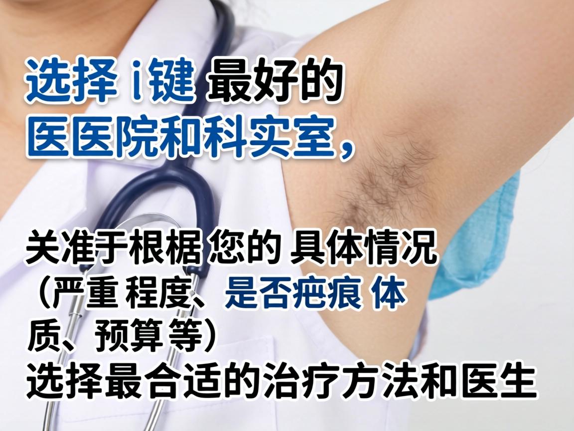 选择最好的医院和科室，关键在于根据您的具体情况（严重程度、是否疤痕体质、预算等）选择最合适的治疗方法和医生