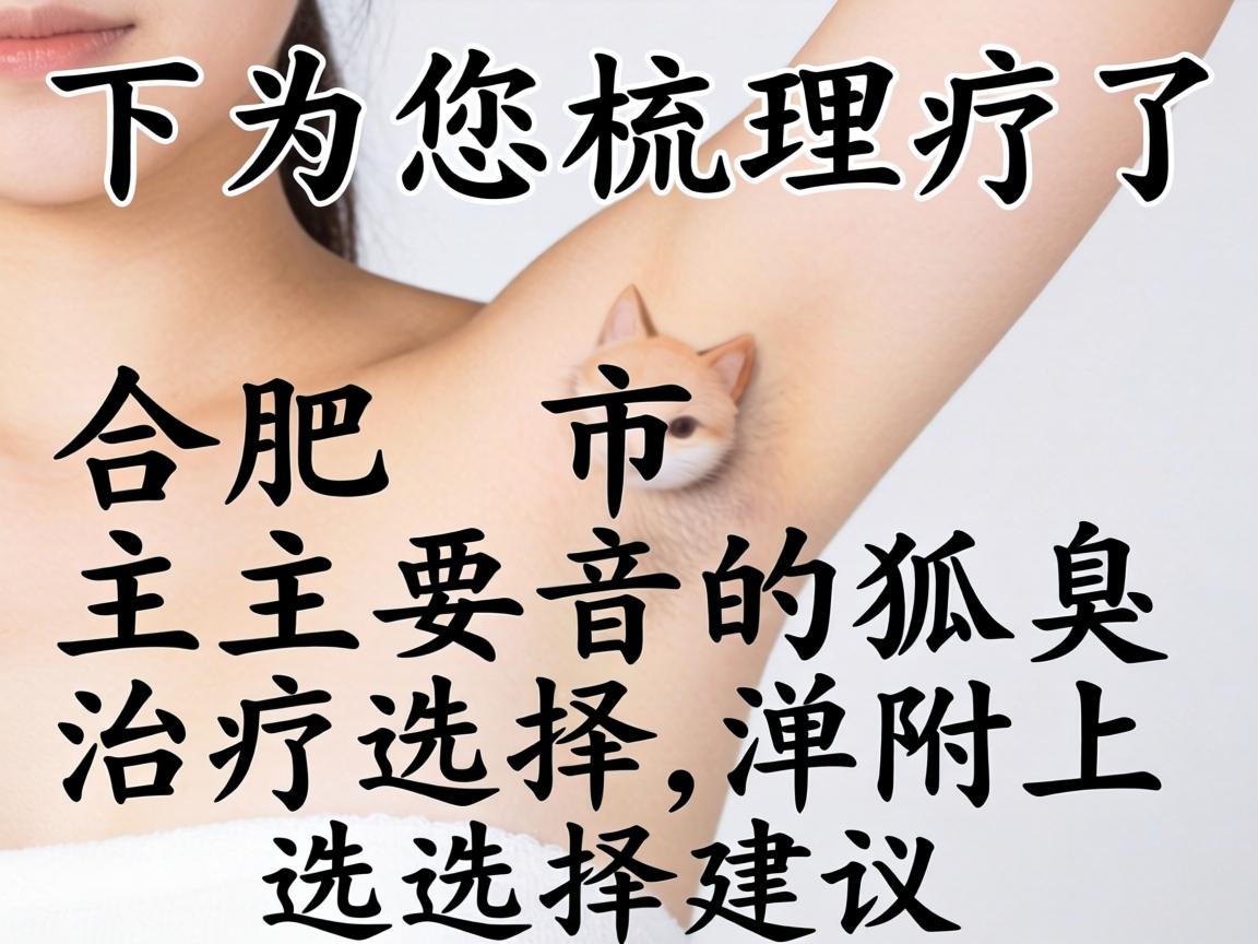 以下为您梳理了合肥市主要的狐臭治疗选择，并附上选择建议