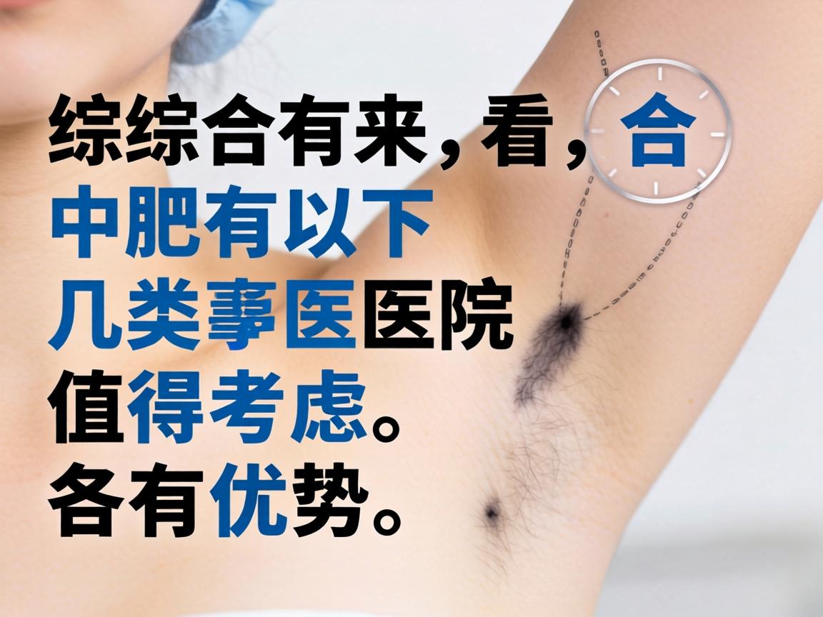 综合来看，合肥有以下几类医院值得考虑，各有优势