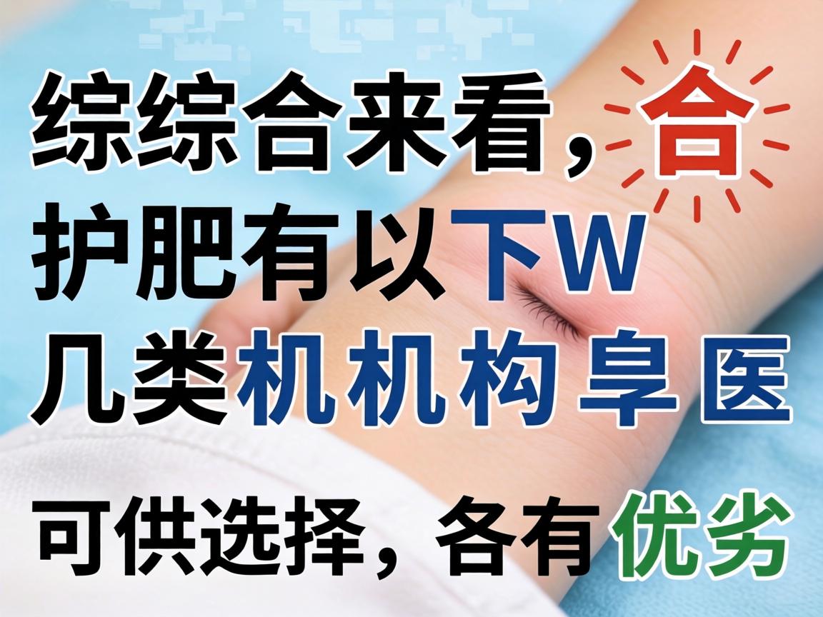 综合来看，合肥有以下几类机构可供选择，各有优劣