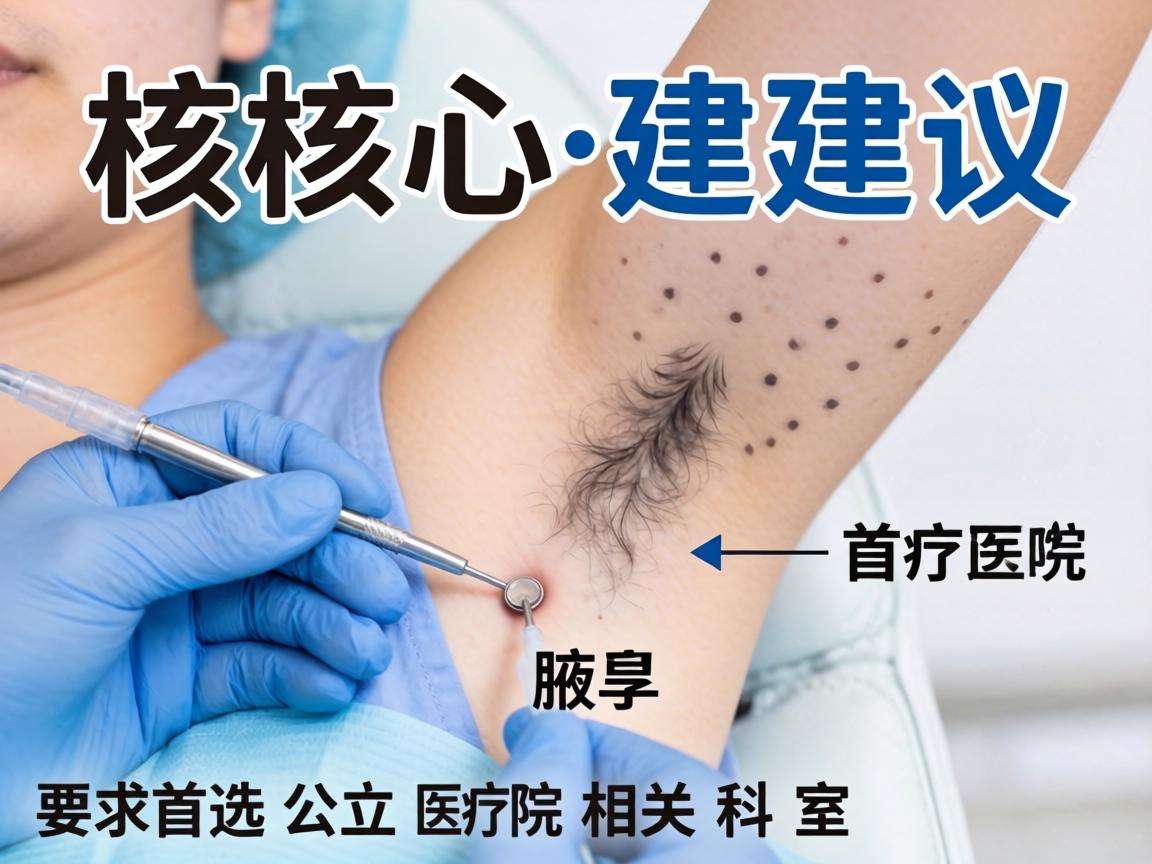 核心建议，首选公立医院相关科室