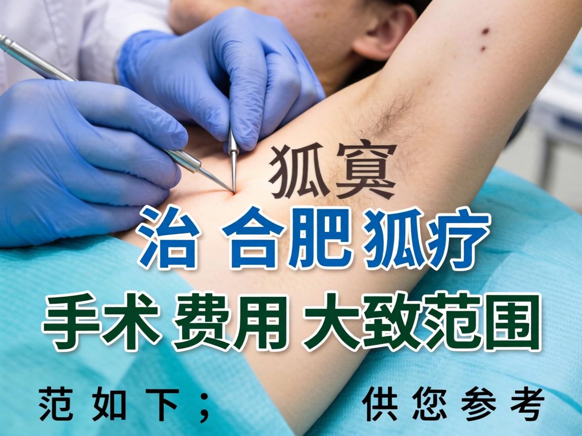 在合肥,治疗狐臭的手术费用大致范围如下,供您参考 在合肥,治疗狐臭的手术费用大致范围如下,供您参考