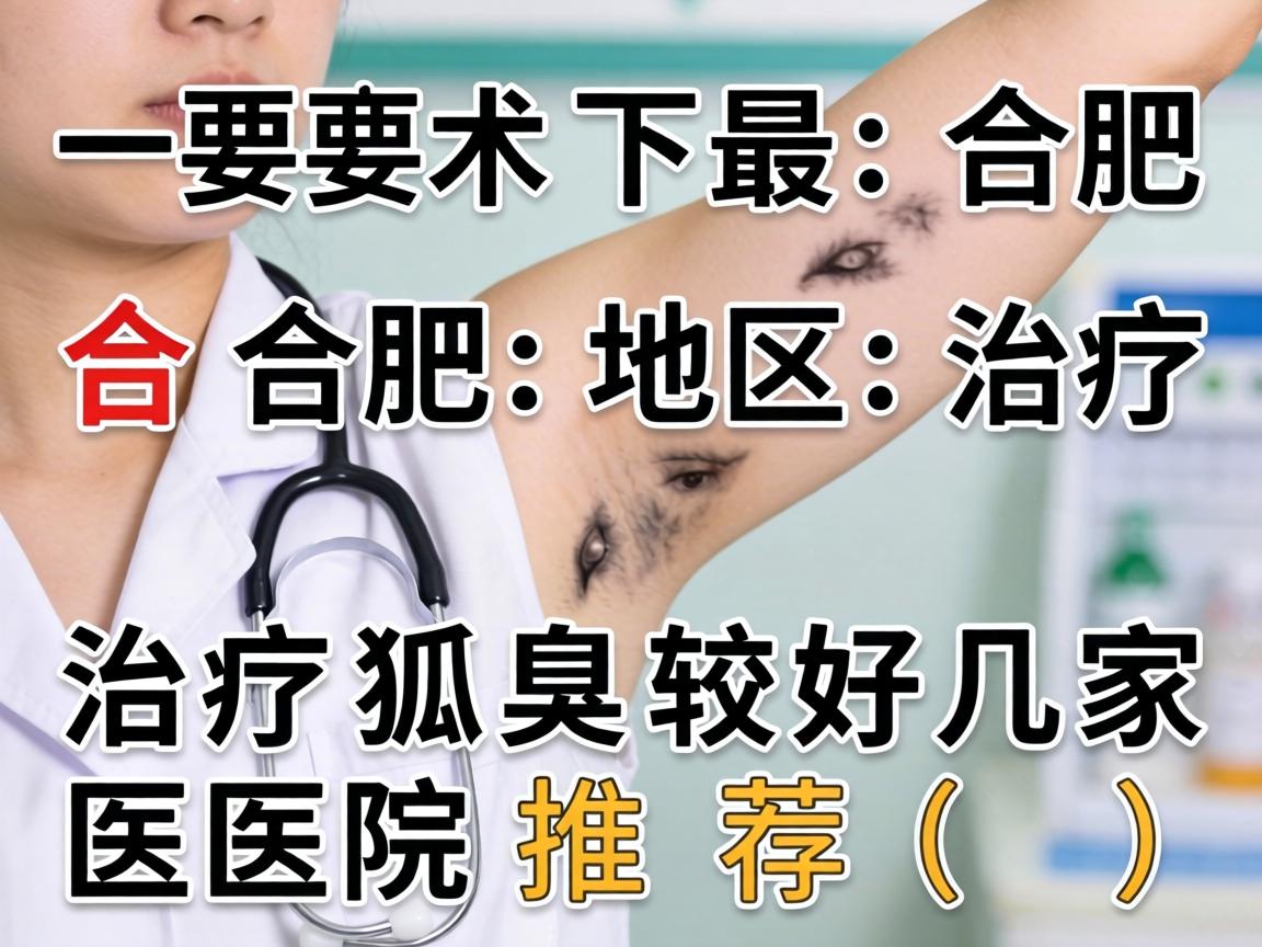 以下是合肥地区治疗狐臭较好的几家医院推荐(排名不分先后) 以下是合肥地区治疗狐臭较好的几家医院推荐(排名不分先后)