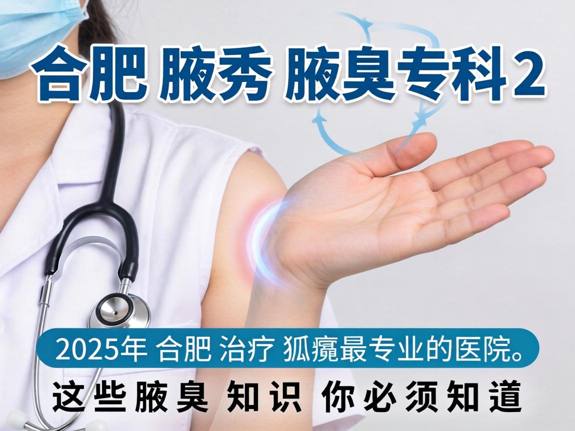 合肥腋秀腋臭专科，2025年合肥治疗狐臭最专业的医院，这些腋臭知识你必须知道