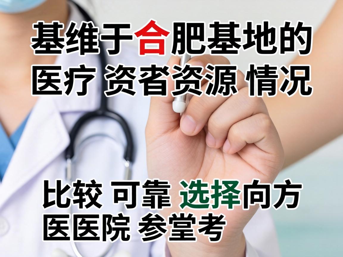 基于合肥的医疗资源情况，以下是一些比较可靠的选择方向和医院参考