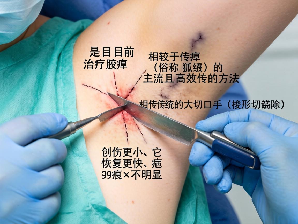 小切口微创腋臭手术是目前治疗腋臭（俗称狐臭）的主流且高效的方法。相较于传统的大切口手术（梭形切除）它创伤更小、恢复更快、疤痕更不明显
