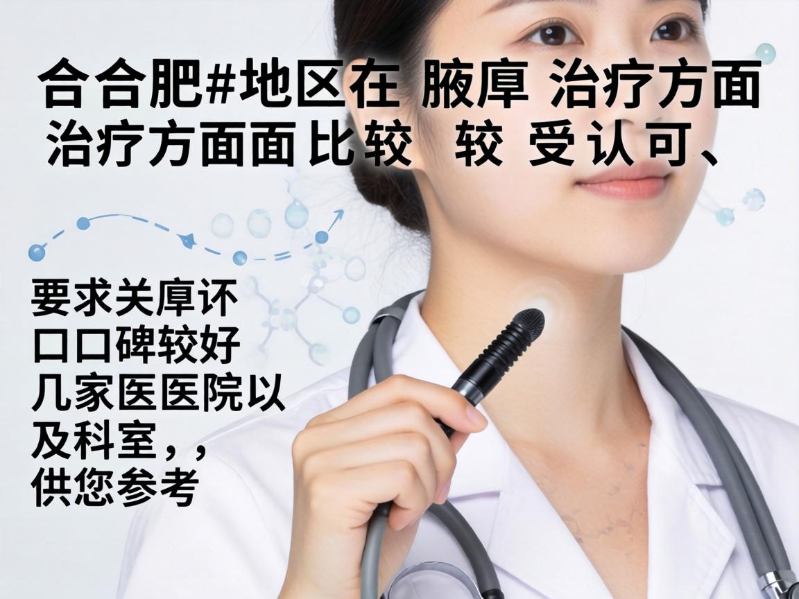 以下是合肥地区在腋臭治疗方面比较受认可、口碑较好的几家医院及科室,供您参考 以下是合肥地区在腋臭治疗方面比较受认可、口碑较好的几家医院及科室,供您参考