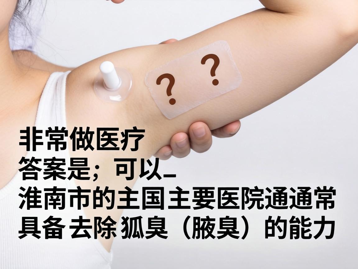 这是一个非常具体且实际的问题。答案是，可以，淮南市的主要医院通常具备去除狐臭（腋臭）的能力