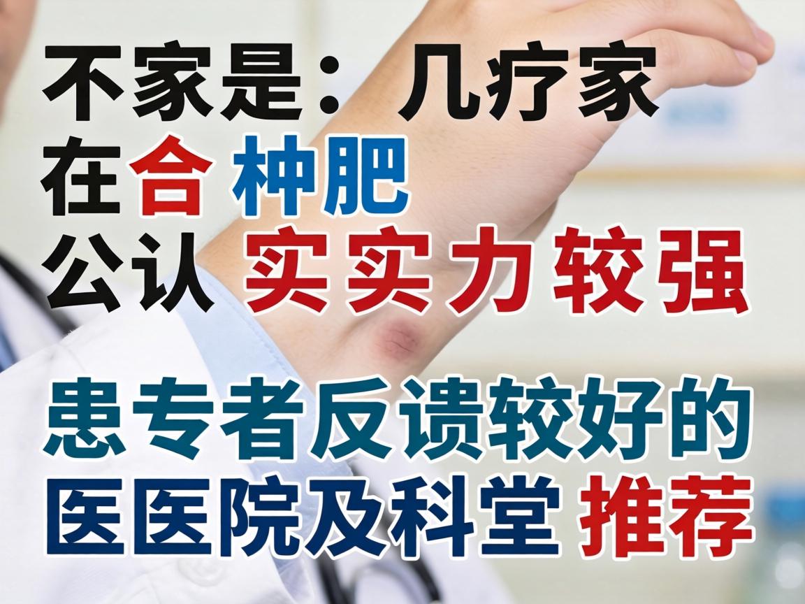 以下是几家在合肥公认实力较强、患者反馈较好的医院及科室推荐