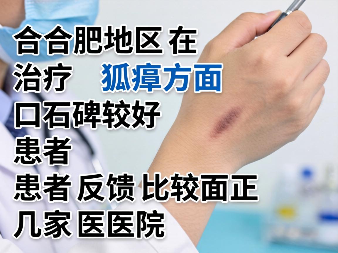 以下是合肥地区在治疗狐臭方面口碑较好、患者反馈比较正面的几家医院