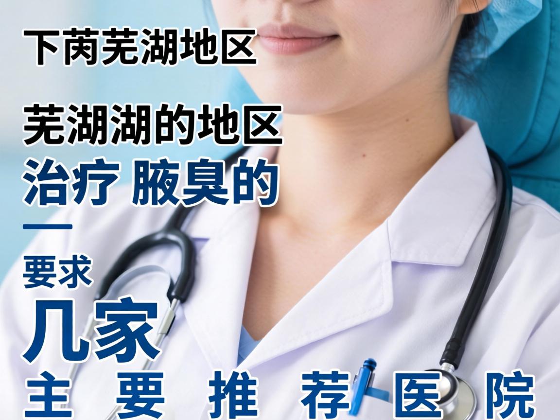 以下是芜湖地区治疗腋臭的几家主要推荐医院