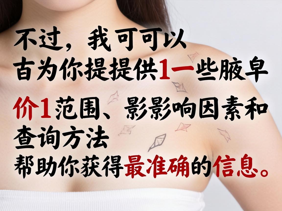 不过，我可以为你提供一些价格范围、影响因素和查询方法，帮助你获得最准确的信息