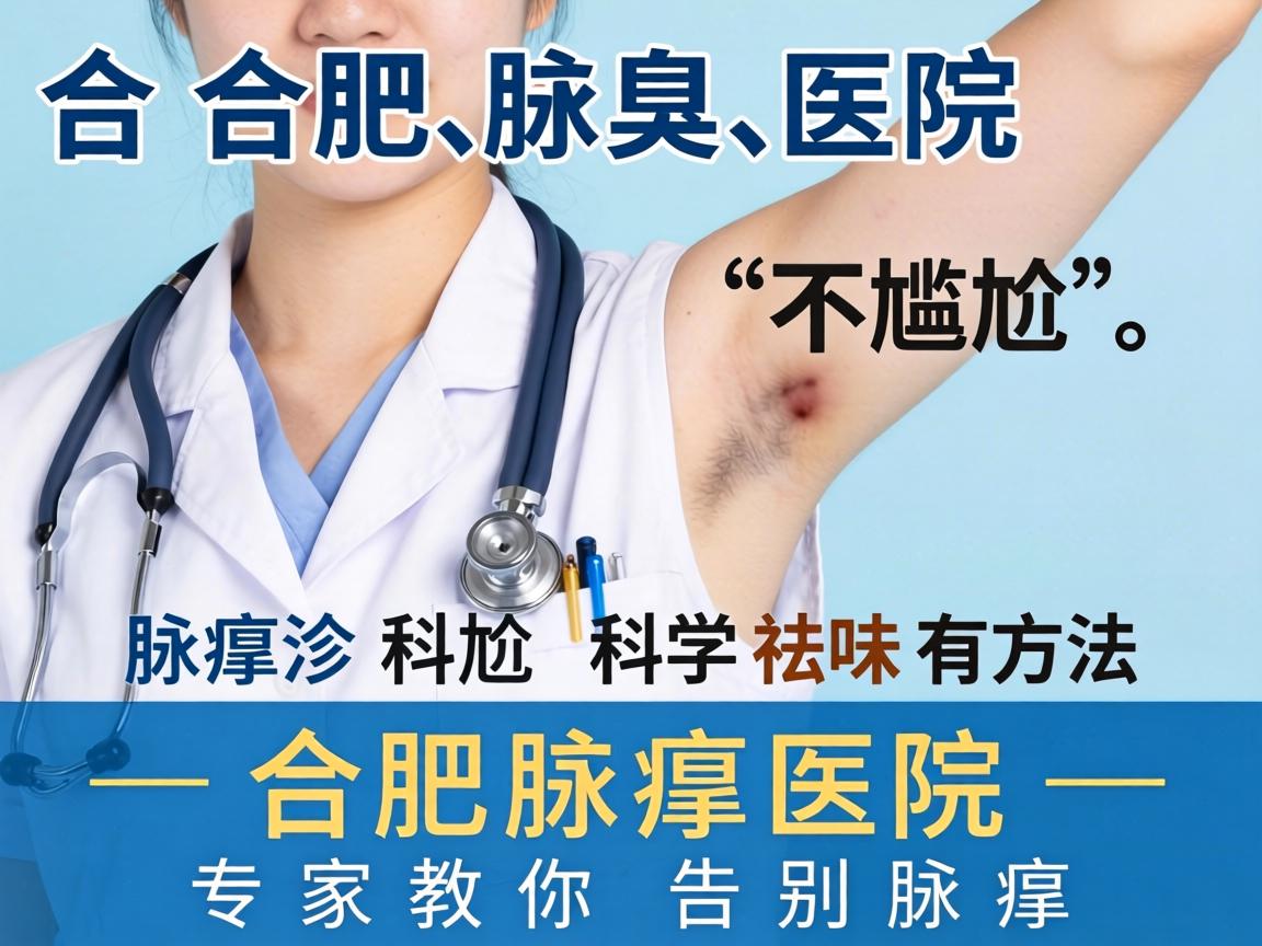 合肥腋臭医院，腋臭不尴尬，科学祛味有方法—合肥腋臭医院专家教你告别腋臭