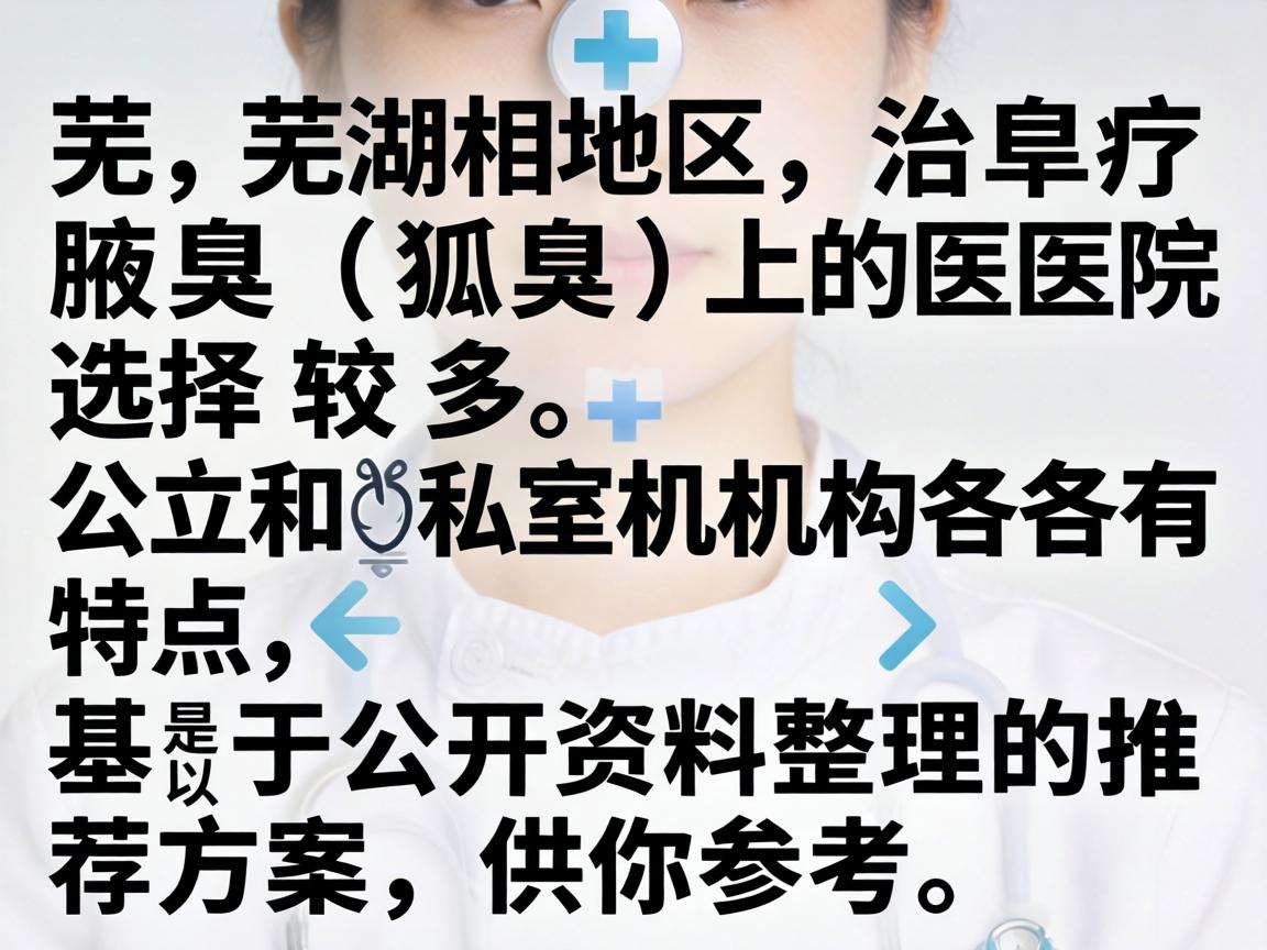 芜湖地区治疗腋臭（狐臭）的医院选择较多，公立和私立机构各有特点。以下是基于公开资料整理的推荐方案，供你参考