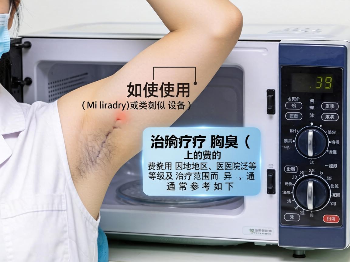 微波治疗腋臭（如使用 Miradry 或类似设备）的费用因地区、医院等级及治疗范围而异，通常参考如下