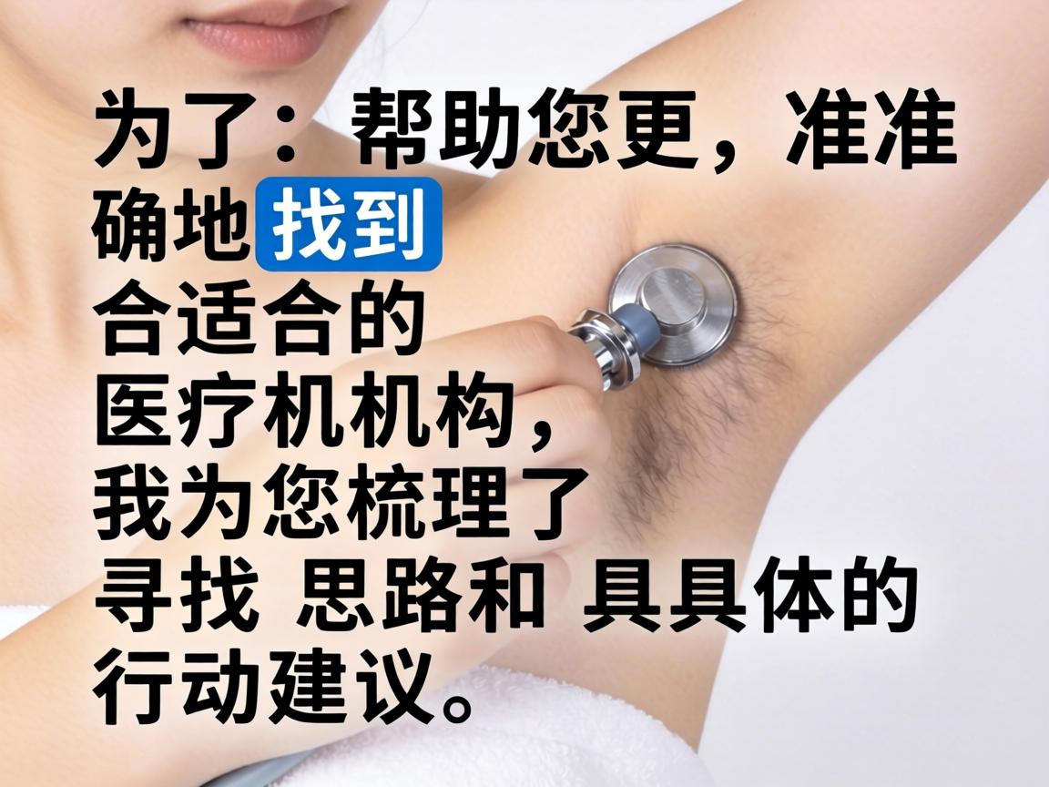 为了帮助您更准确地找到合适的医疗机构,我为您梳理了寻找思路和具体的行动建议 为了帮助您更准确地找到合适的医疗机构,我为您梳理了寻找思路和具体的行动建议