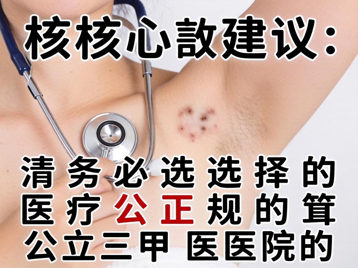 核心建议，请务必选择正规的公立三甲医院的