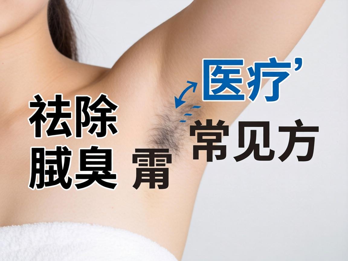 1.医疗角度，祛除腋臭的常见方法