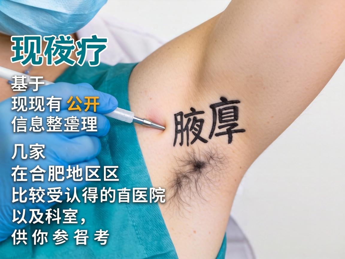 以下是基于现有公开信息整理的几家在合肥地区比较受认可的医院及科室，供你参考