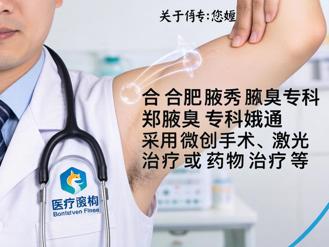 关于您提到的合肥腋秀腋臭专科郑传娥，这很可能是一家专注于腋臭（狐臭）治疗的医疗机构的医生。腋臭专科通常采用微创手术、激光治疗或药物治疗等方式