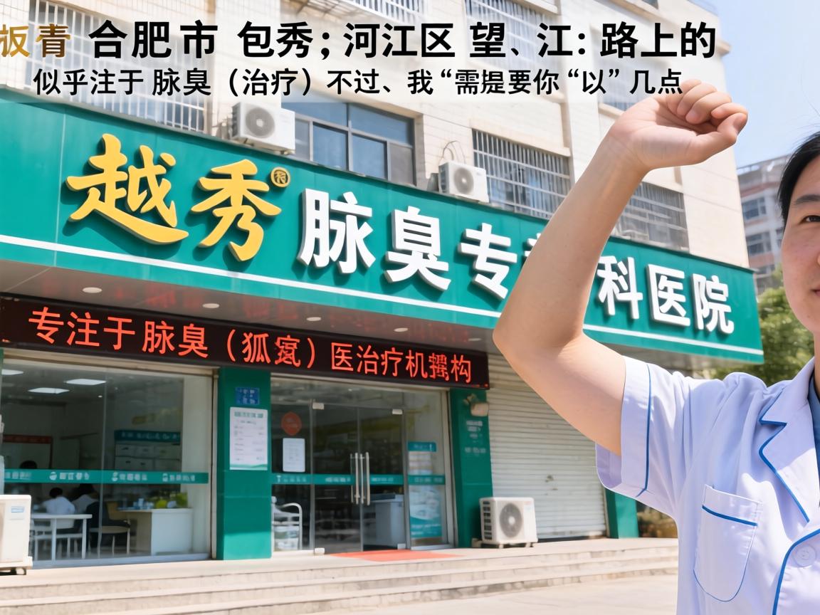 合肥市包河区望江路上的越秀腋臭专科医院似乎是一家专注于腋臭（狐臭）治疗的医疗机构。不过，我需要提醒你以下几点