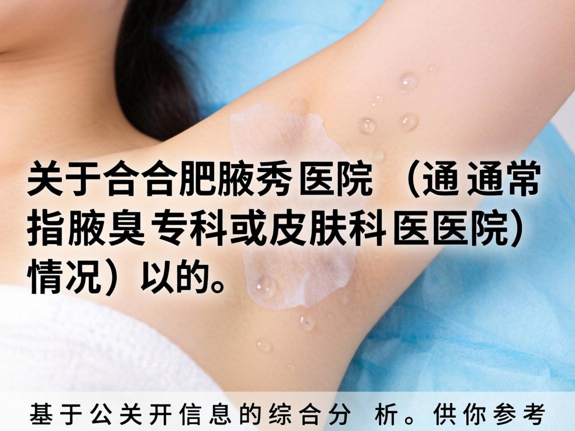 关于合肥腋秀医院（通常指腋臭专科或皮肤科医院）的情况，以下是基于公开信息的综合分析，供你参考