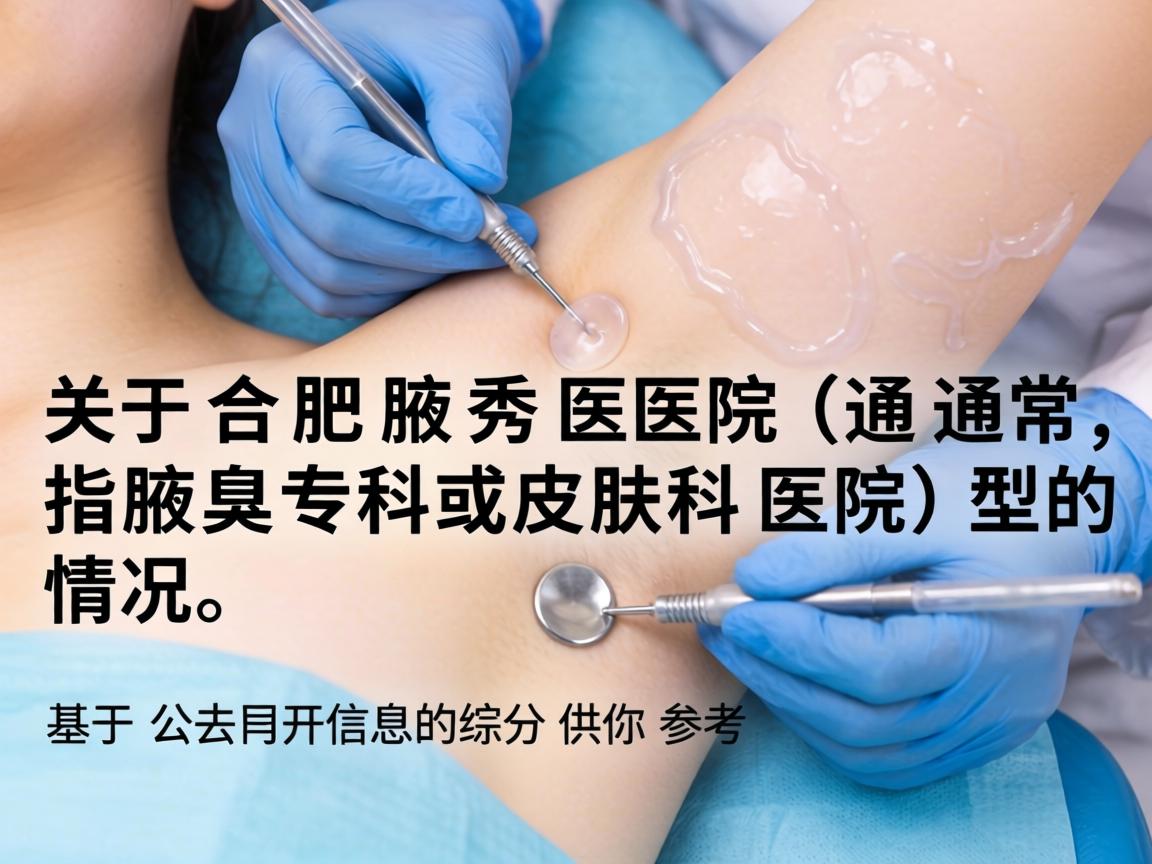 关于合肥腋秀医院（通常指腋臭专科或皮肤科医院）的情况，以下是基于公开信息的综合分析，供你参考
