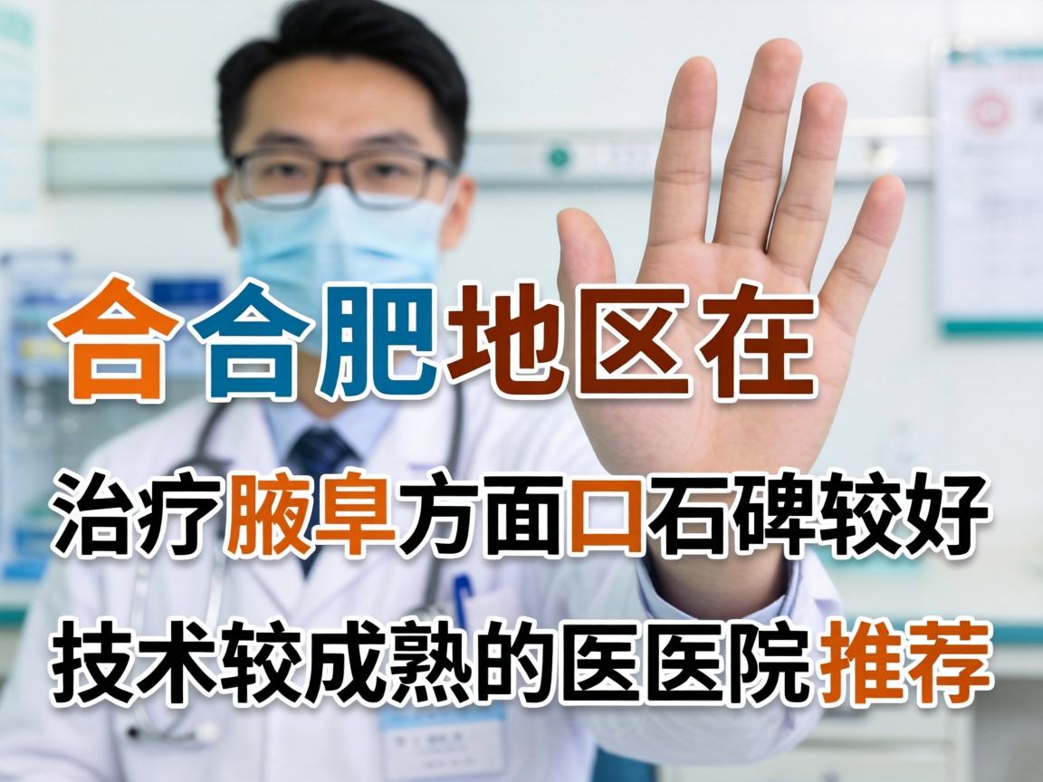 以下是合肥地区在治疗腋臭方面口碑较好、技术较成熟的医院推荐