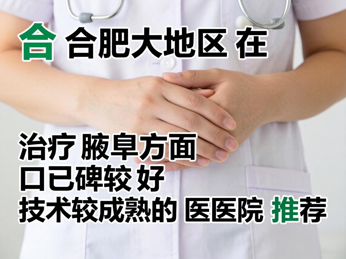 以下是合肥地区在治疗腋臭方面口碑较好、技术较成熟的医院推荐