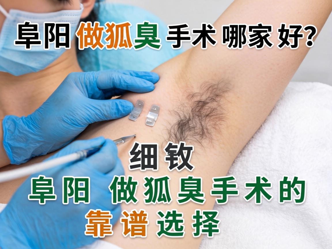 阜阳做狐臭手术哪家好？细数阜阳做狐臭手术的靠谱选择