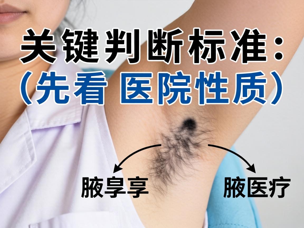 关键判断标准（先看医院性质）