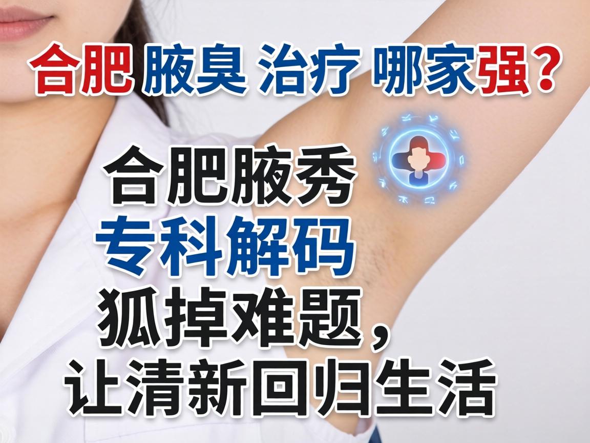 合肥腋臭治疗哪家强？合肥腋秀专科解码狐臭难题，让清新回归生活