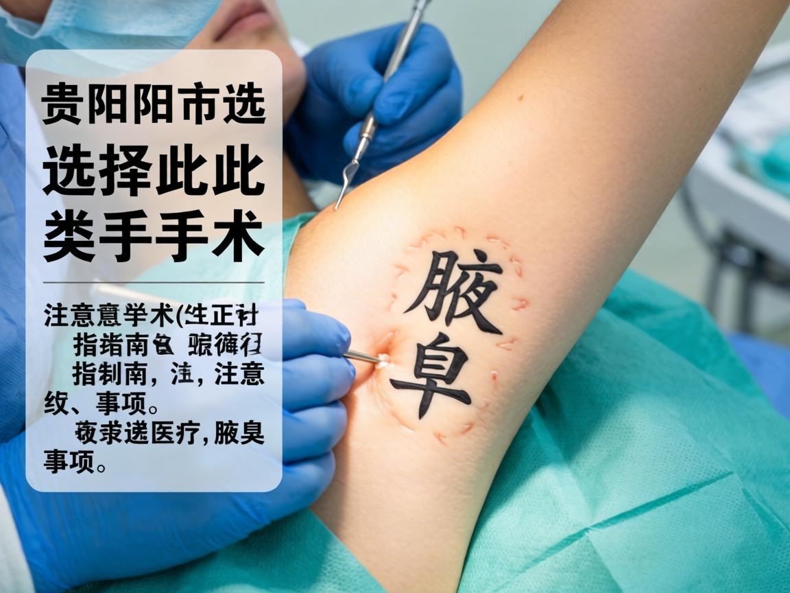 以下是关于在贵阳市选择此类手术的详细指南和注意事项