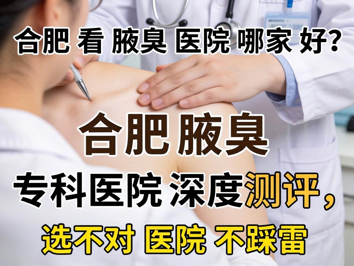 合肥看腋臭医院哪家好？合肥腋臭专科医院深度测评，选对医院不踩雷