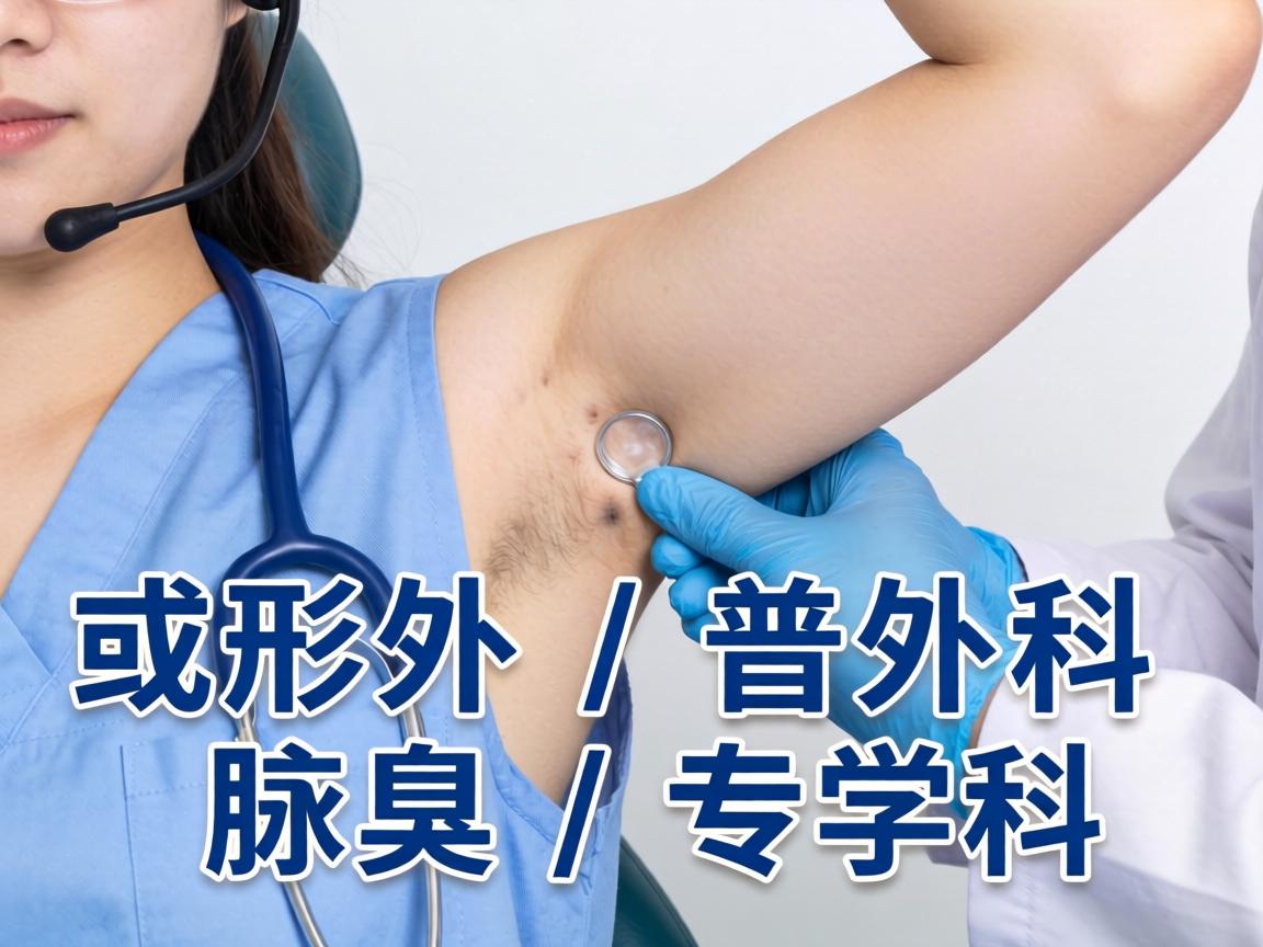 整形外科(或普外科的腋臭专科) 整形外科(或普外科的腋臭专科)
