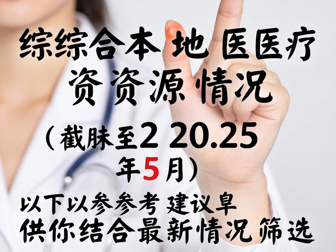 综合本地医疗资源情况（截至2025年5月）以下参考建议供你结合最新情况筛选