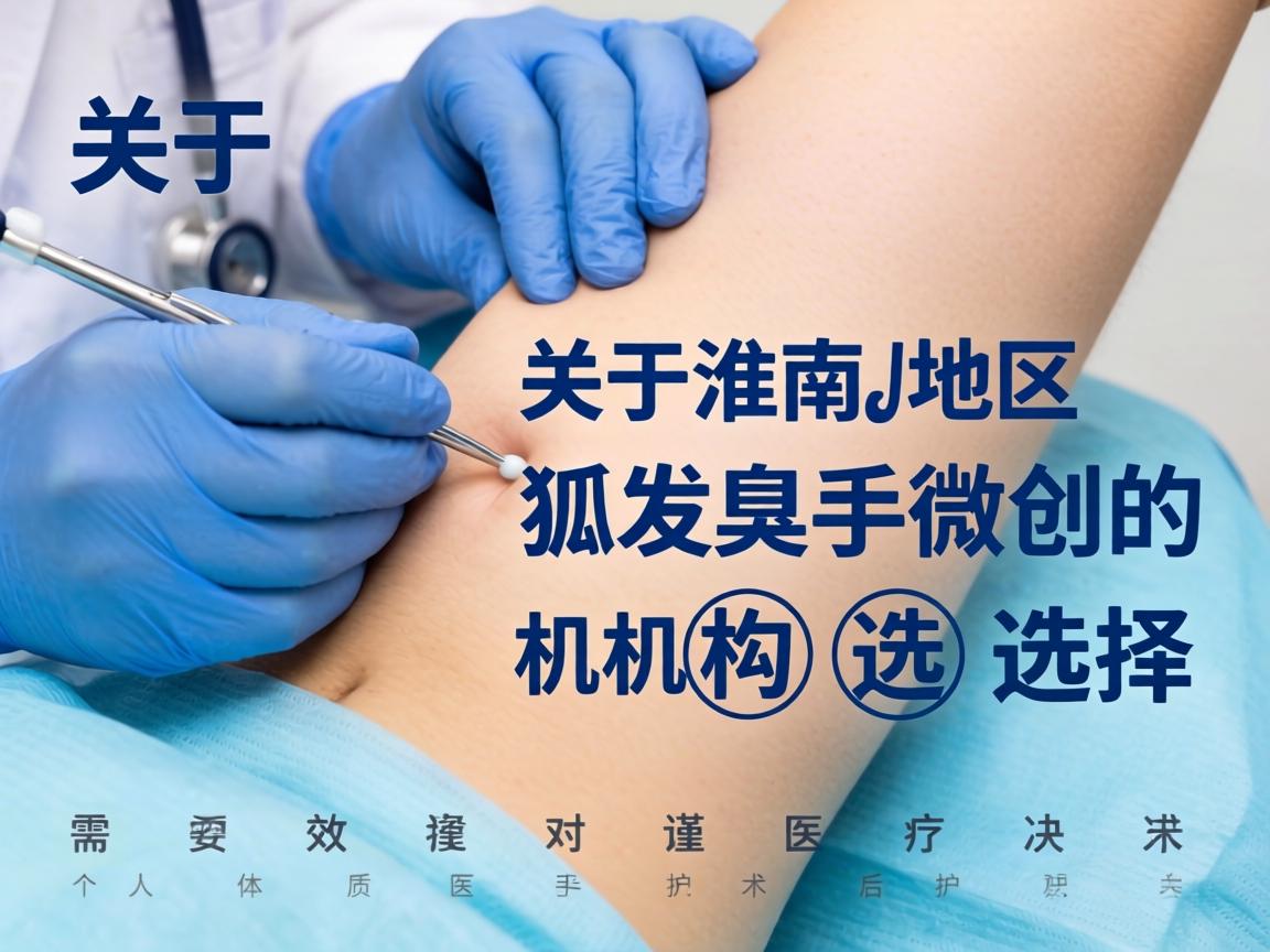 关于淮南地区狐臭微创手术的机构选择，这是一个需要谨慎对待的医疗决策。作为AI，我无法提供具体的医院推荐或医疗建议，因为医疗效果与个人体质、医生技术、术后护理等多种因素密切相关