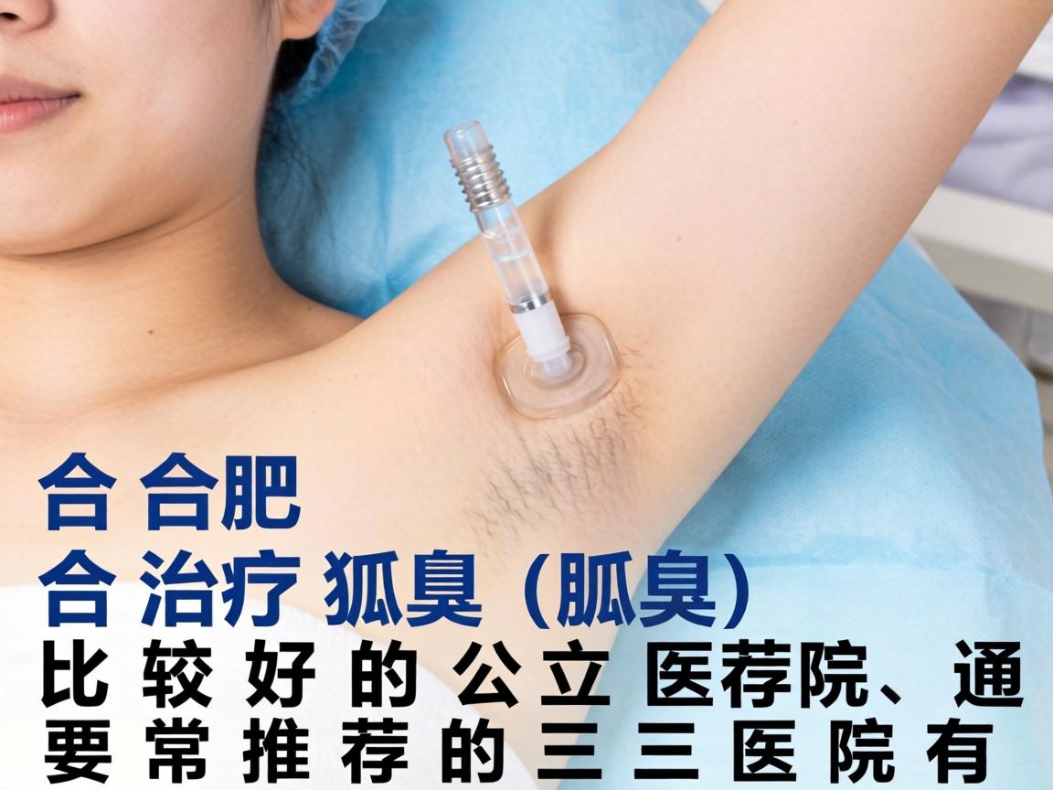 在合肥，治疗狐臭（腋臭）比较好的公立医院，通常推荐的三甲医院有