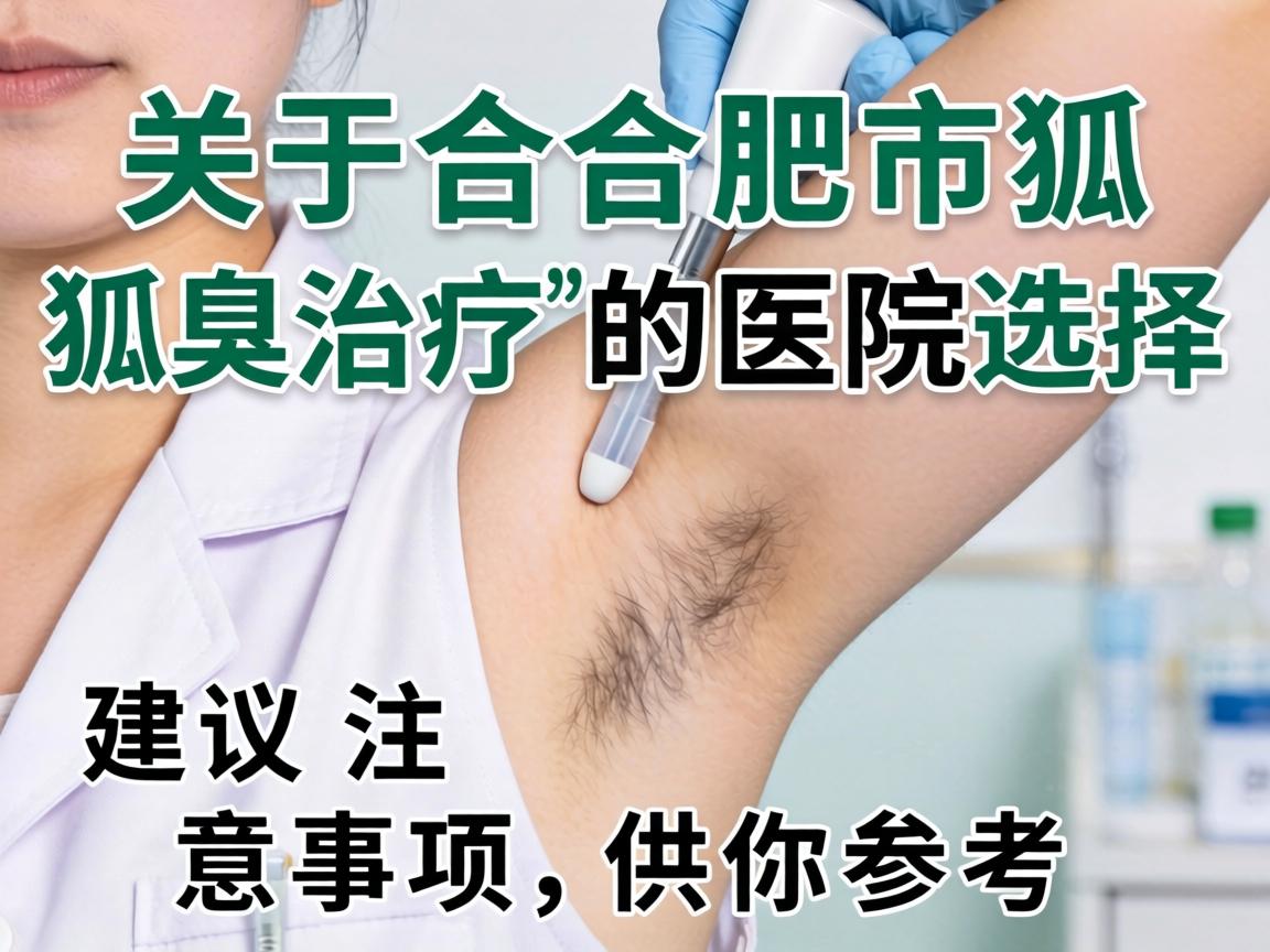 关于合肥市狐臭治疗的医院选择,以下是一些建议和注意事项,供你参考 关于合肥市狐臭治疗的医院选择,以下是一些建议和注意事项,供你参考