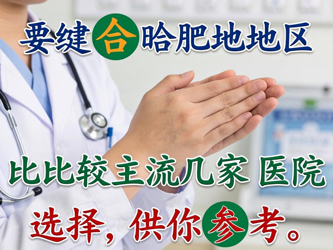 以下是合肥地区比较主流的几家医院选择，供你参考