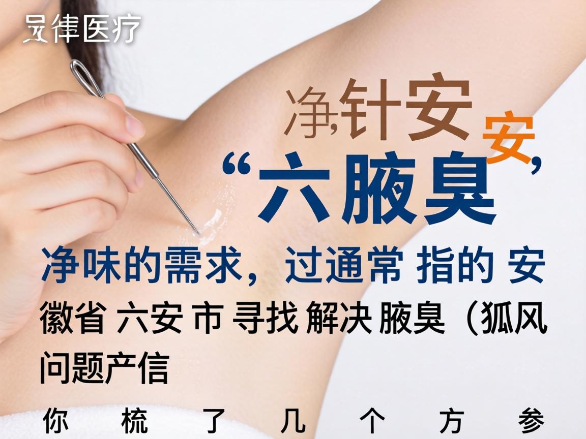 针对六安腋臭净味的需求，这通常指的是在安徽省六安市寻找解决腋臭（狐臭）问题的产品或医疗方案。下面为你梳理了几个方面的信息，供你参考