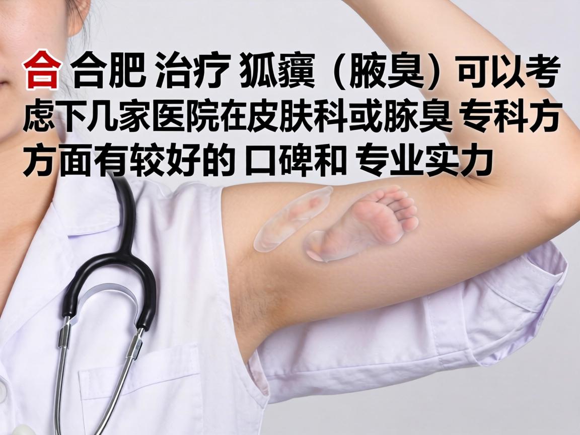 在合肥，治疗狐臭（腋臭）可以考虑以下几家医院，它们在皮肤科或腋臭专科方面有较好的口碑和专业实力