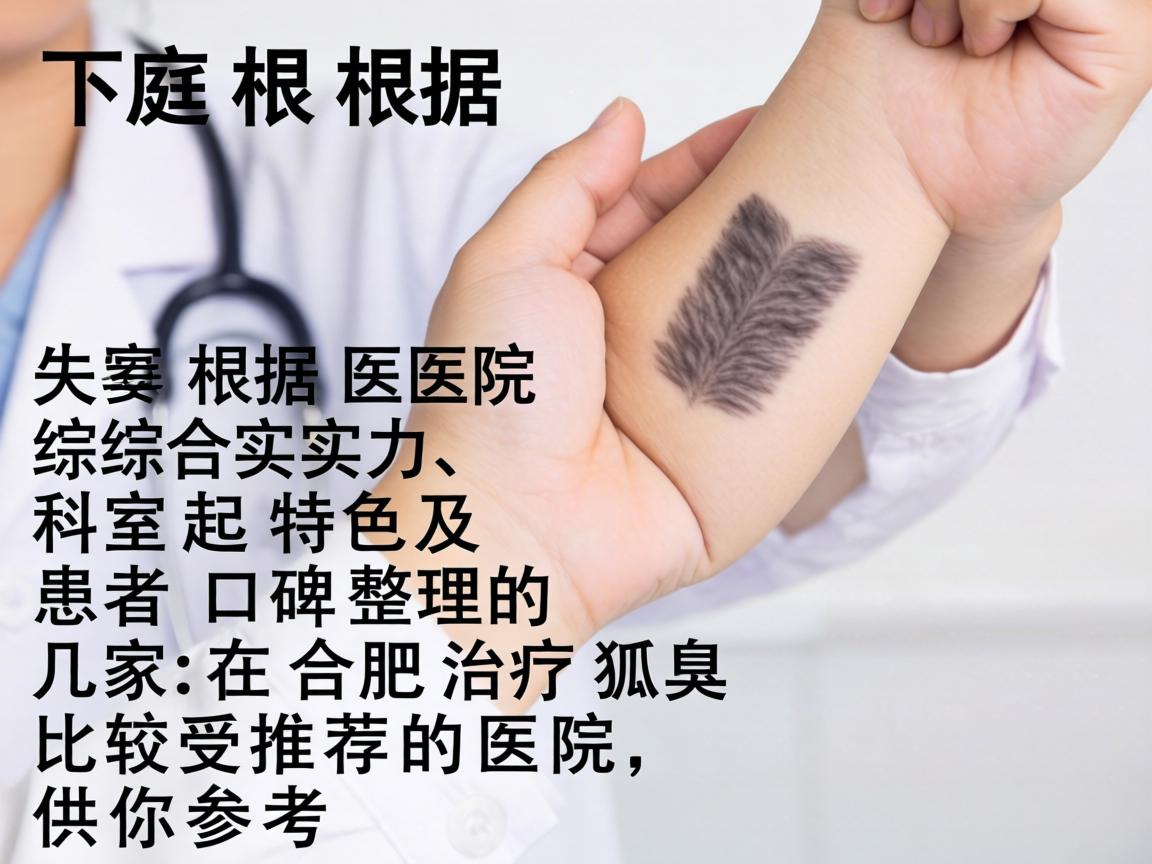 以下是根据医院综合实力、科室特色及患者口碑整理的几家在合肥治疗狐臭比较受推荐的医院，供你参考